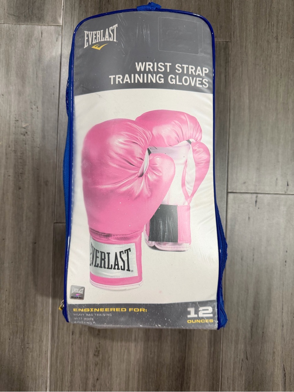 Everlast Pink Wrist Strap Training Gloves
